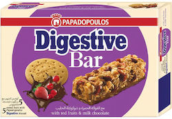 Papadopoulou Digestive Cereal Bar With Chocolate 140gr Papadopoulou Digestive Cereal Bar With Chocolate 140gr
