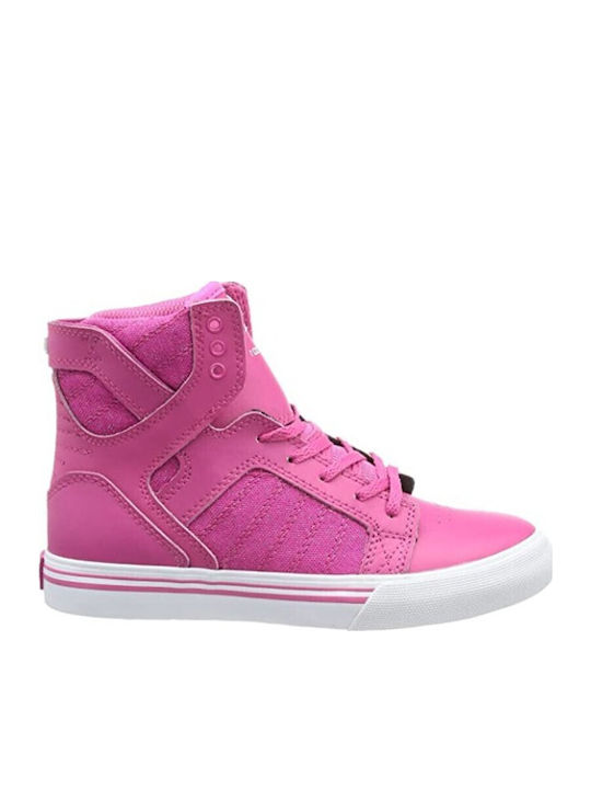 Supra Παιδικά Sneakers High Ροζ
