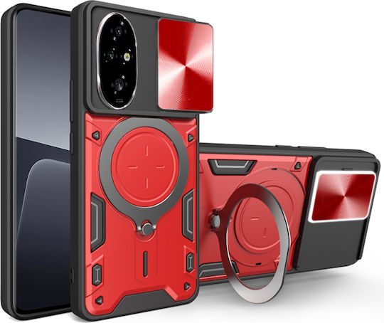 Techsuit Camguard Back Cover Σιλικόνης Κόκκινο (Honor 200)
