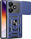 Orso Combo Kickstand Slide Back Cover Blue (Poco F6 5G)