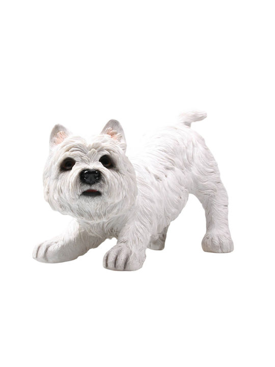 Decorative Dog Polyresin 17x11x21cm 1pcs