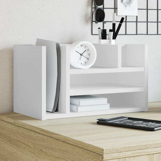 Wooden Paper Holder in White Color 1pcs 24x25x44.5cm
