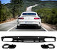 Rear Bumper Diffuser Mercedes-benz C-class C205 Coupe 14-21 Amg 63 Look Black Fins Mercedes Benz Carver