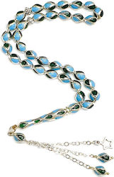 Roloi Komboloi Silver Worry Beads Multicolour 26cm