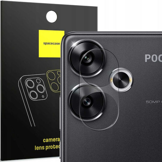 Spacecase Протектор за камера Закалено стъкло Transparent за Xiaomi Poco F6