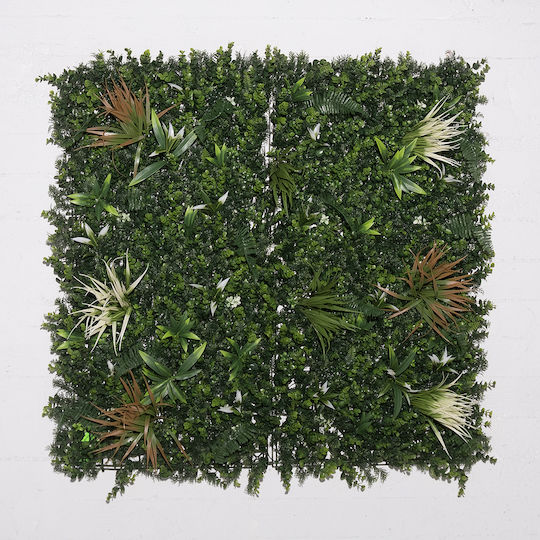 Supergreens Συνθετικό Πάνελ Φυλλωσιάς 1x1m