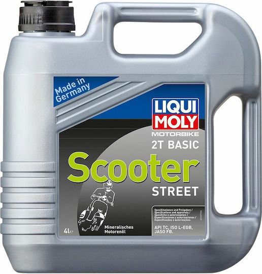 Liqui Moly Scooter Semi-synthetic Motorcycle Oil for Two-Stroke Engines 4lt
