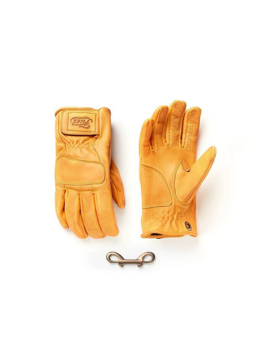 Fuel Motorcycles Sommer Herren Handschuhe Gelb