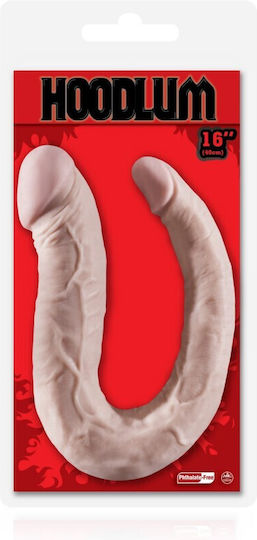 Nanma Hoodlum Διπλό Dildo Flesh 41cm