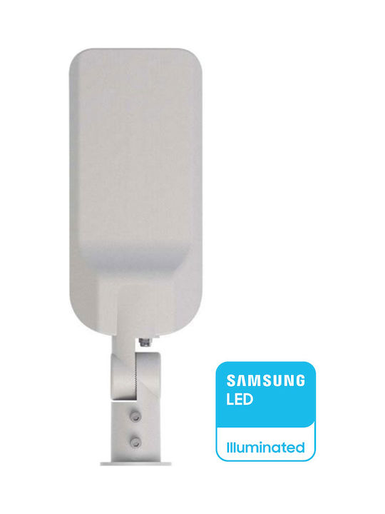 V-TAC Εξωτερικό Φωτιστικό LED Δρόμου 100W με Φυσικό Λευκό Φως IP65 Λευκό