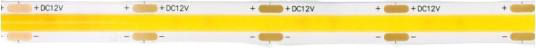 Eco Light Ταινία LED 12V Θερμό Λευκό Φως 50m Τύπου COB
