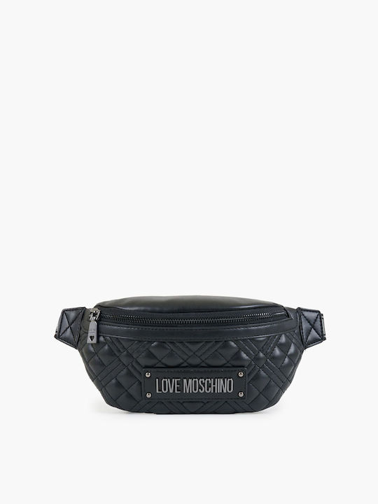 Moschino Din piele Geantă de damă Crossbody Neagră