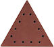 Dedra Delta-Schleifblatt K120 mit Löchern 230x285mm Set 5Stück