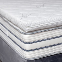 Fylliana Mattress Topper Super Double Memory Foam with Removable Cover 160x200cm