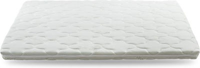 Fylliana Mattress Topper Semi-Double Foam with Removable Cover 120x200cm