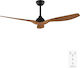 Cecotec EnergySilence Aero 5200 Ανεμιστήρας Οροφής 132cm με Φως Καφέ / Μαύρος
