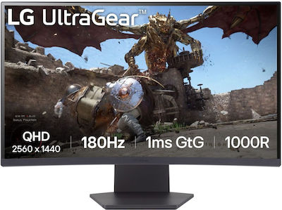 LG UltraGear 27GS60QX-B VA HDR Curbat Monitor 27" QHD 2560x1440 180Hz cu Timp de Răspuns 1ms GTG