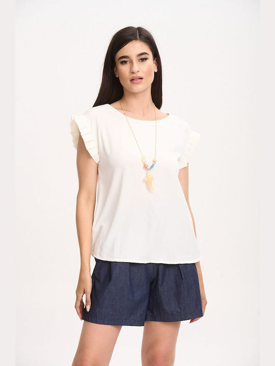 Dress Up Women's Blouse White