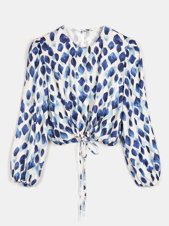 Bluse mit verstellbarem Kordelzug Traum