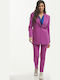 Damen Purple Anzug