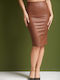 Ecstasy Leather Skirt Taba