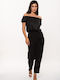 Dress Up Women's One-piece Suit BLACK