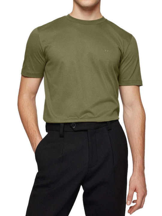 Hugo Boss Bluza Bărbătească cu Mânecă Scurtă Verde