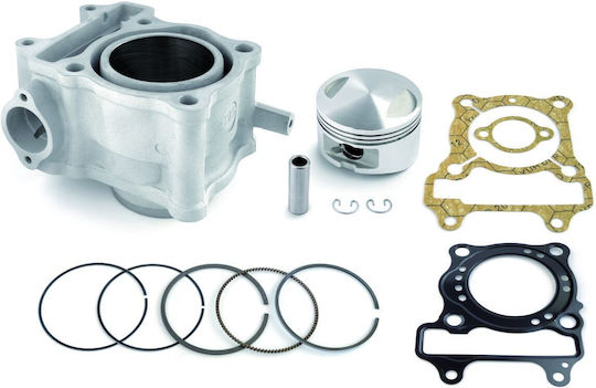 Airsal Aluminum Cylinder Piston 58.00mm 02046358 Keeway Outlook 07-12 Fes 98-07 Honda Sh 125 I 05-12 Ses 02-06 Kit