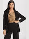 Boutique Women's Crepe Blazer Black