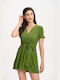 Lipsy London Dress Wrap Green