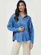 Damen Bluse Blau