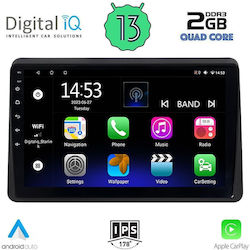 Digital IQ Car-Audiosystem für Opel Movano Renault Haupt- Nissan NV400 2020> (Bluetooth/USB/AUX/WiFi/GPS/Apple-Carplay/Android-Auto) mit Touchscreen 10"