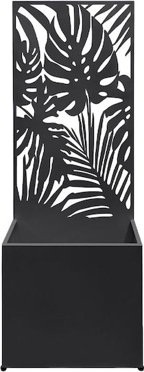 Marhome Blumenkasten Metallisch Charcoal 70x30x180cm. 06-00-94773-1