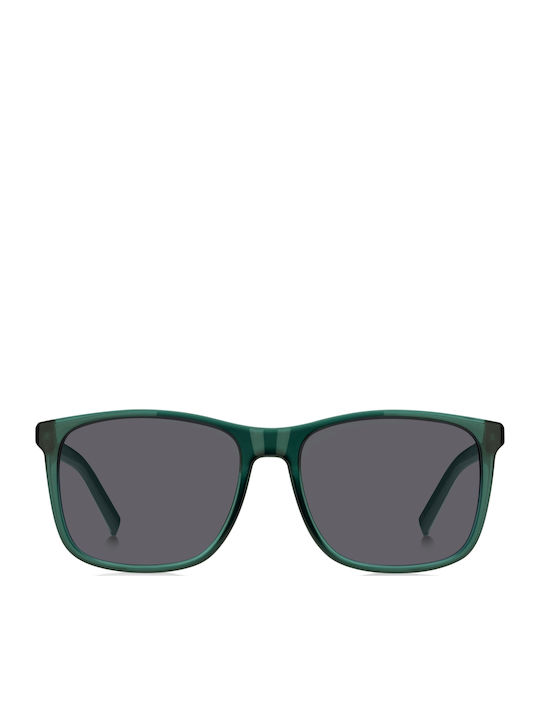 Tommy Hilfiger Unisex Ochelari de soare cu Verde Cadru și Gri Lentilă TH2120/S 1ED/50