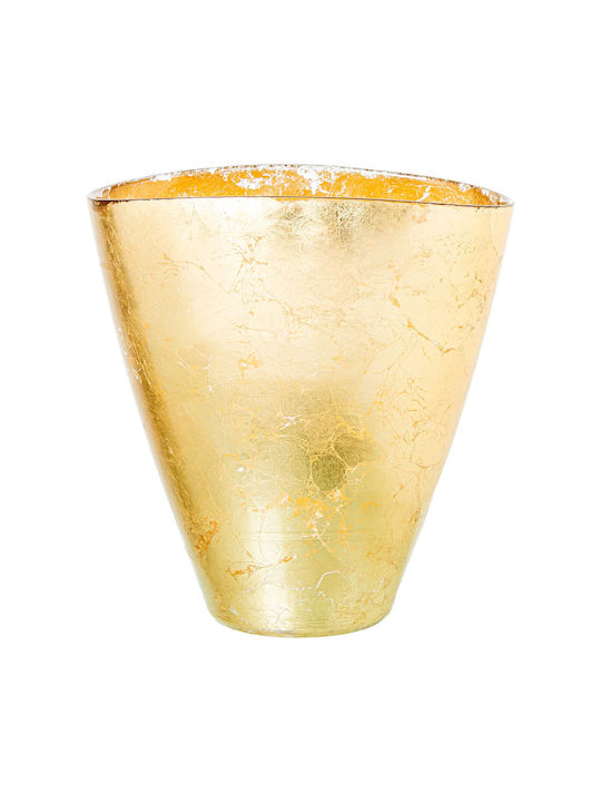 Alexandra House Living Decorative Vase Gold 28x23x46cm