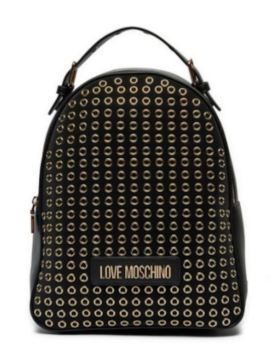 Moschino Damen Tasche Rucksack Schwarz