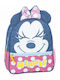 Cerda Disney Minnie Mouse Kinder Taschen Rucksack Blau 15.5x28cm