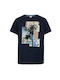 Παιδικό T-shirt Navy Μπλε