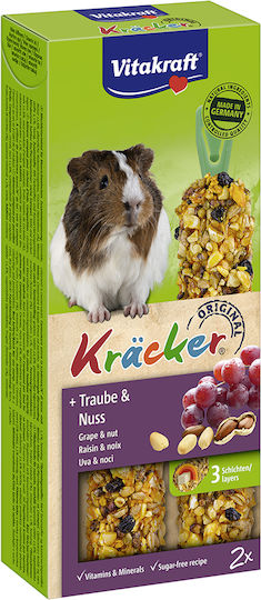 Vitakraft Nutritional Supplement for Guinea Pig with Nuts Kracker 112g 2 Pieces