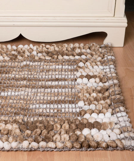 Silk Fashion Badematte Synthetisch,Polyester/Cotton/Leather Rechteckig Beige 55x90cm