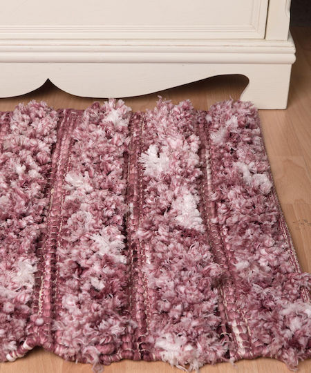 Silk Fashion Бански килим Правоъгълена Розов 55x90бр