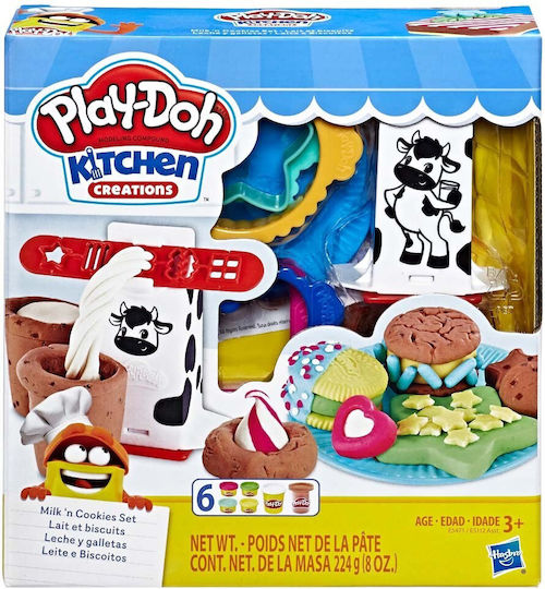 Hasbro Play-Doh Πλαστελίνη - Παιχνίδι Kitchen Creations για 3+ Ετών, 6τμχ