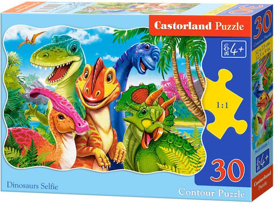 Пъзел Castorland Динозаври Selfie 30 части B-3808