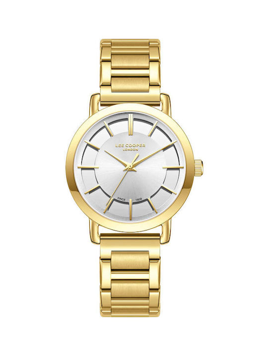 Lee Cooper Uhr mit Gold Metallarmband