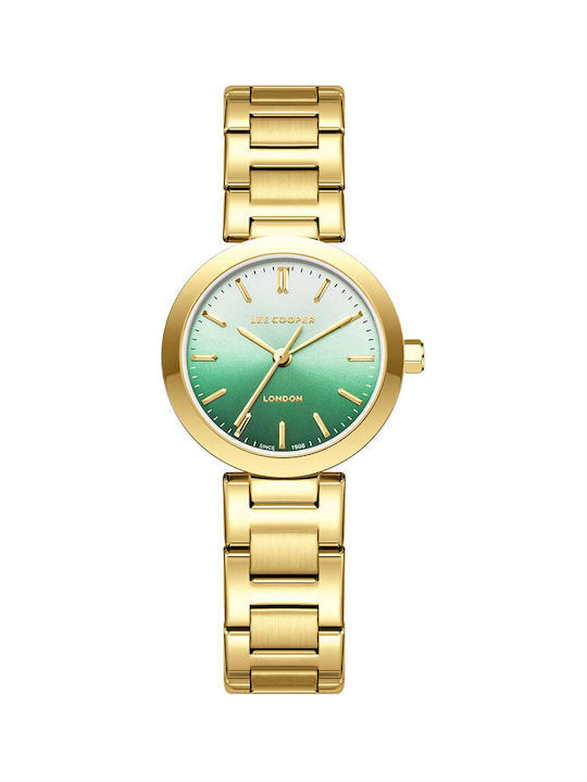 Lee Cooper Uhr mit Gold Metallarmband