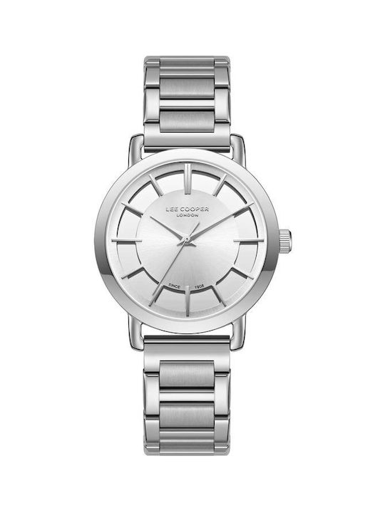 Lee Cooper Uhr mit Silber Metallarmband