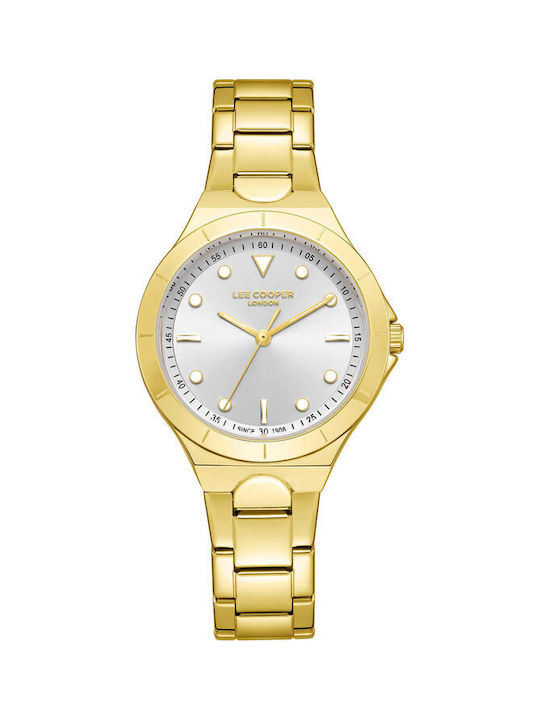 Lee Cooper Uhr mit Gold Metallarmband