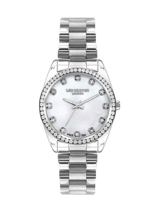 Lee Cooper Γυναικείο Ρολόι 34mm Μπαταρίας με Ασ...