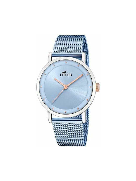 Lotus Watches Watch with Blue Metal Bracelet