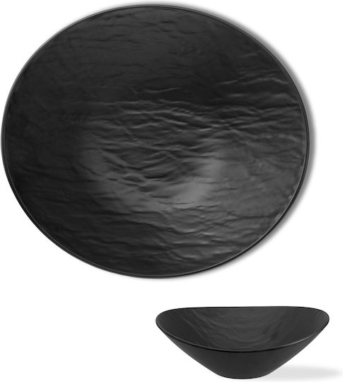 Viosarp Plate Soup made of Melamine Gray with Diameter 19cm